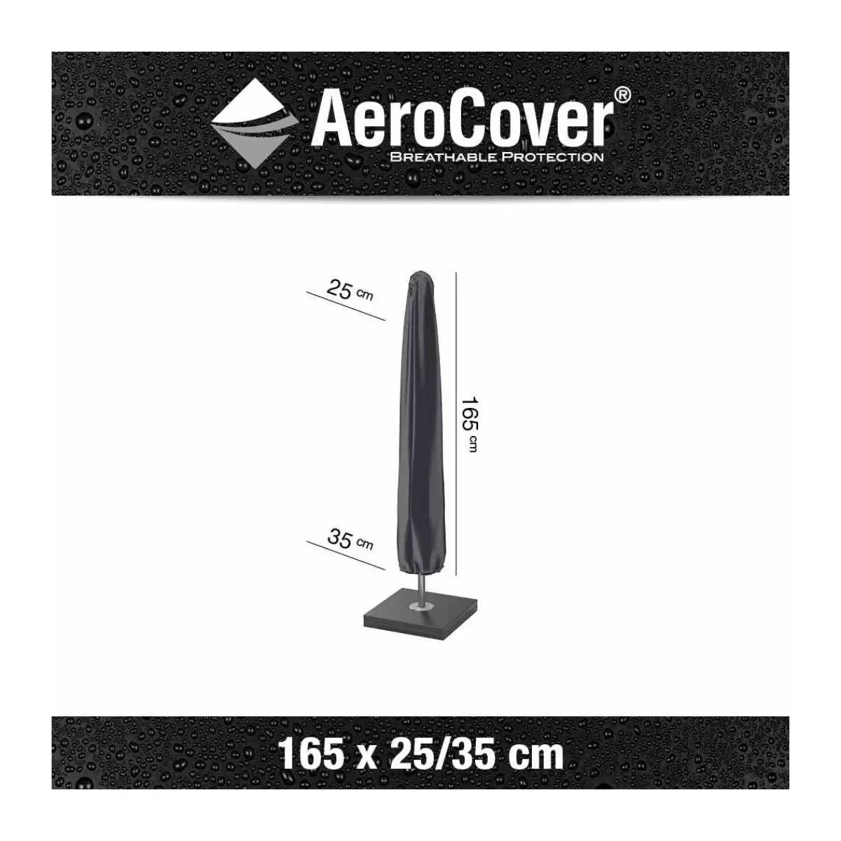 Schirmhülle AeroCover 165 x 25/35 cm atmungsaktiv* Clearance