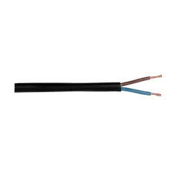 Schlauchleitung H03VV-F 2 x 0,75 schwarz 5 m