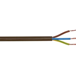 Schlauchleitung H03VV-F 3G 0,75 braun 10 m^ Sale