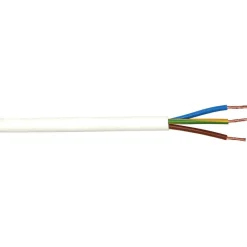 Schlauchleitung H03VV-F 3G0,75 weiß 20 m