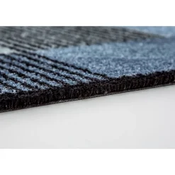 Schmutzfangmatte Manhattan 67x100 cm Geomix polartürkis*Schöner Wohnen Clearance