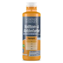 Voll-und Abtönfarbe signalgelb 500 ml*Schöner Wohnen Farbe Discount
