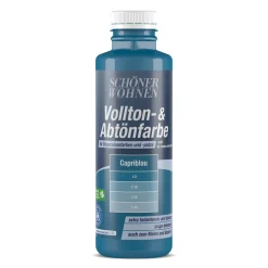 Voll-und Abtönfarbe Capriblau 0,5 L^Schöner Wohnen Farbe Outlet
