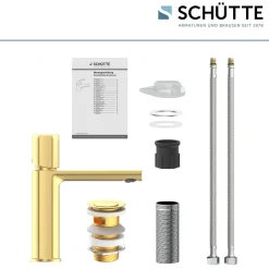 WT-Armatur New York,gold,Kartusche mit^Schütte Best