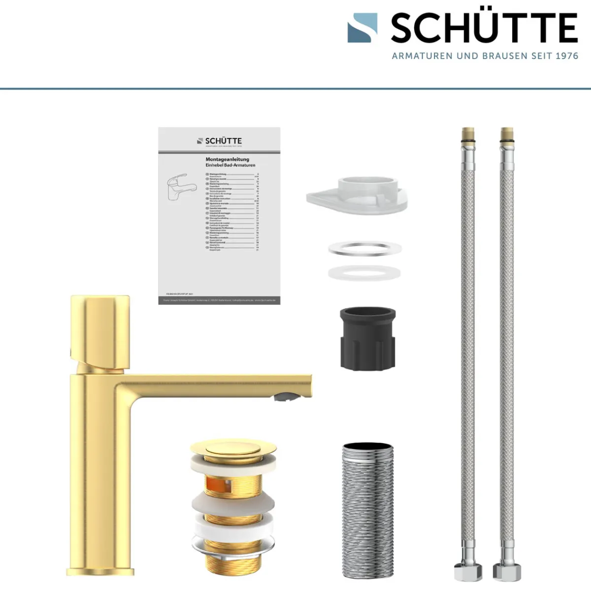 WT-Armatur New York,gold,Kartusche mit^Schütte Best