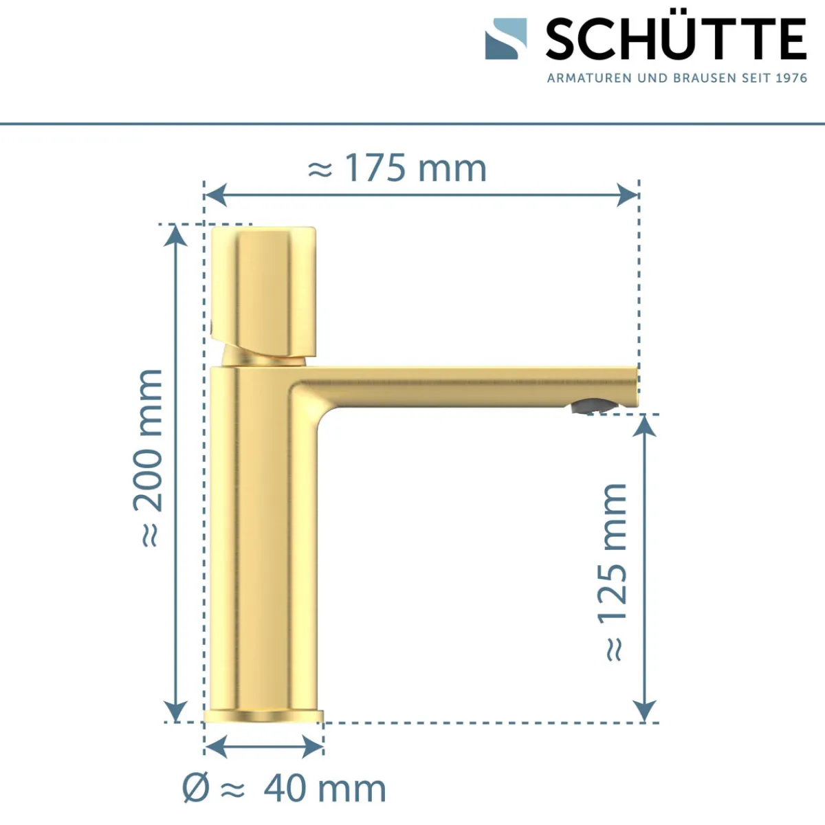 WT-Armatur New York,gold,Kartusche mit^Schütte Best