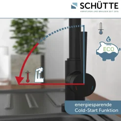 Spültischarmatur Cornwall Schwarz matt*Schütte Online