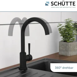 Spültischarmatur Cornwall Schwarz matt*Schütte Online