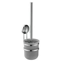 Wand-WC Bürstenhalter Chrom zum Kleben oder Schrauben*Schütte Hot