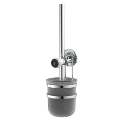 Wand-WC Bürstenhalter Chrom zum Kleben oder Schrauben*Schütte Hot