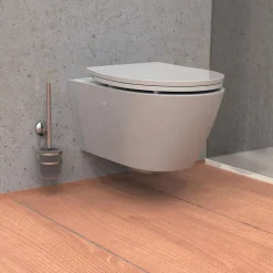 Wand-WC Bürstenhalter Chrom zum Kleben oder Schrauben*Schütte Hot
