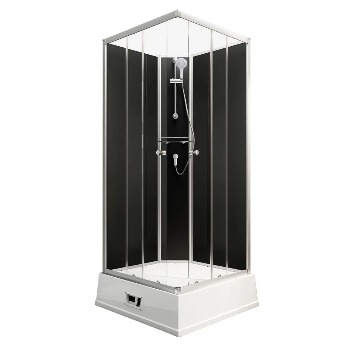 Wellnesskabine Korfu II Boiler und Pumpe schwarz*Schulte New