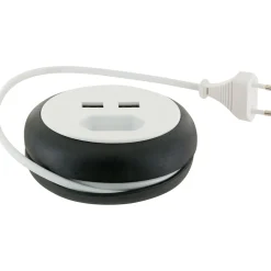 Euroverlängerung mit 2 x USB Anschluss weiß*Schwaiger Sale