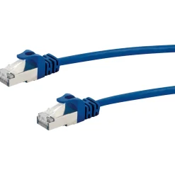 Netzwerkkabel CAT8 5 m blau^Schwaiger Best