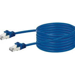 Netzwerkkabel CAT8 5 m blau^Schwaiger Best