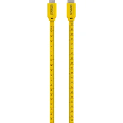 Schwaiger Sync und Ladekabel Typ A mit Maßband 1,2 m