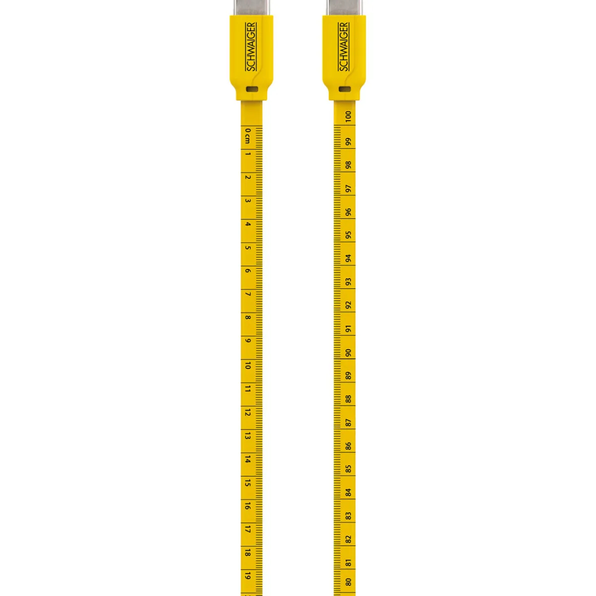 Sync und Ladekabel Typ C mit Maßband 1,2 m*Schwaiger Hot