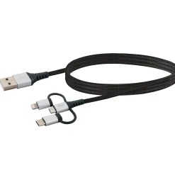 Schwaiger Universal-Ladekabel 3in1 1,5m