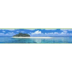 Selbstklebende Borte Insel blau* Discount