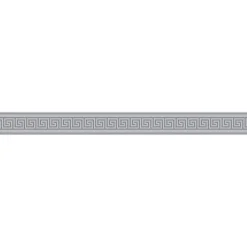 Selbstklebende Borte Meander grau* Outlet