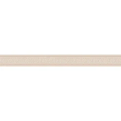 Selbstklebende Borte Meander beige
