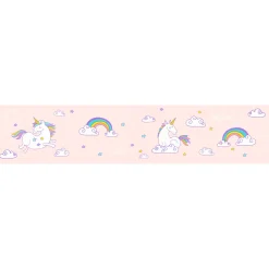 Selbstklebende-Borte Einhorn rosa 5 m* Best