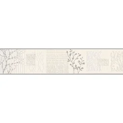 Selbstklebende-Borte Glitzer creme-grau 5 m^ Outlet