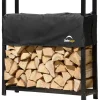 ShelterLogic Kaminholzregal Traglast 1.000 kg Inkl. Abdeckung 36,3x119,4x118,9cm