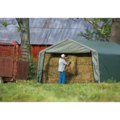 Weidezelt 23,18m² 610x380x260cm Grün^ShelterLogic Clearance