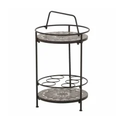 Beistelltisch Como 42 x 74 cm schwarz*Siena Garden Outlet
