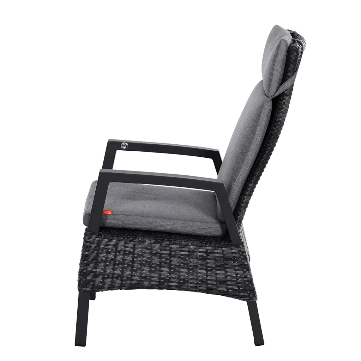 Siena Garden Positionssessel Taranto Aluminium-Gestell anthrazit Gardino-Geflecht