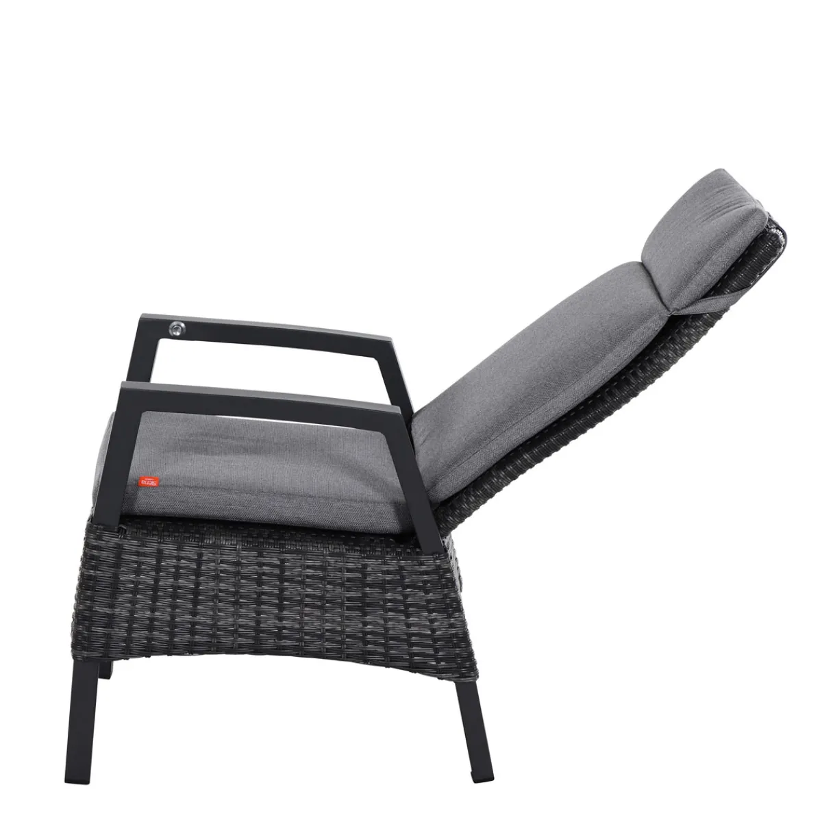 Siena Garden Positionssessel Taranto Aluminium-Gestell anthrazit Gardino-Geflecht