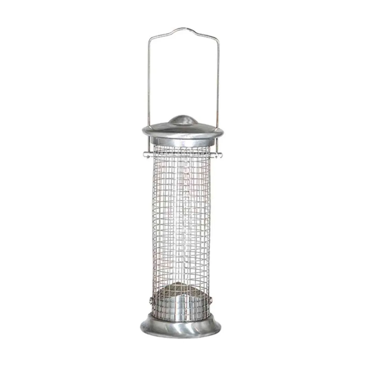 Vogelfuttersäule Aluminium Line für Nüsse 24 cm*Siena Garden
