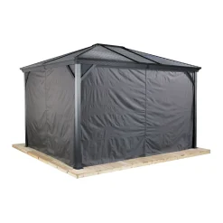 Vorhang-Set für Ventura 1014 Dunkelgrau^Sojag Online