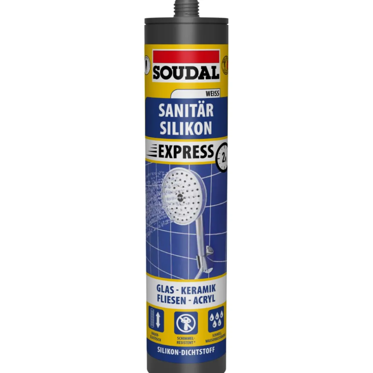 Soudal Sanitärsilikon Dusche und Bad weiß