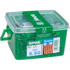 Terrassenschraube rostfrei 5 x 60 200 Stück*Spax Hot