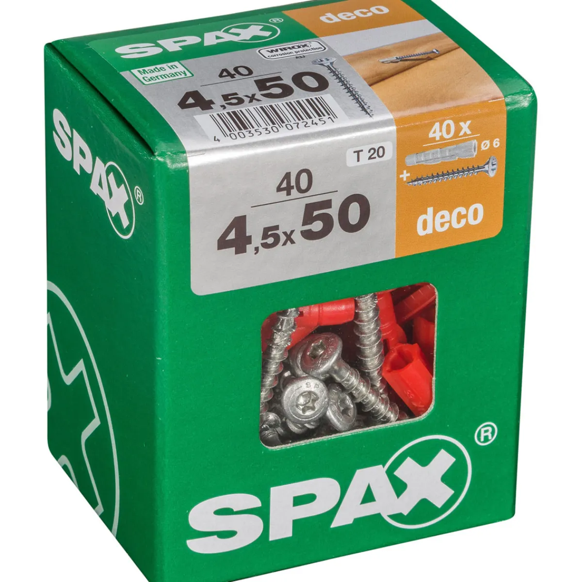 Spax Universalschraube WIROX Linsensenkkopf