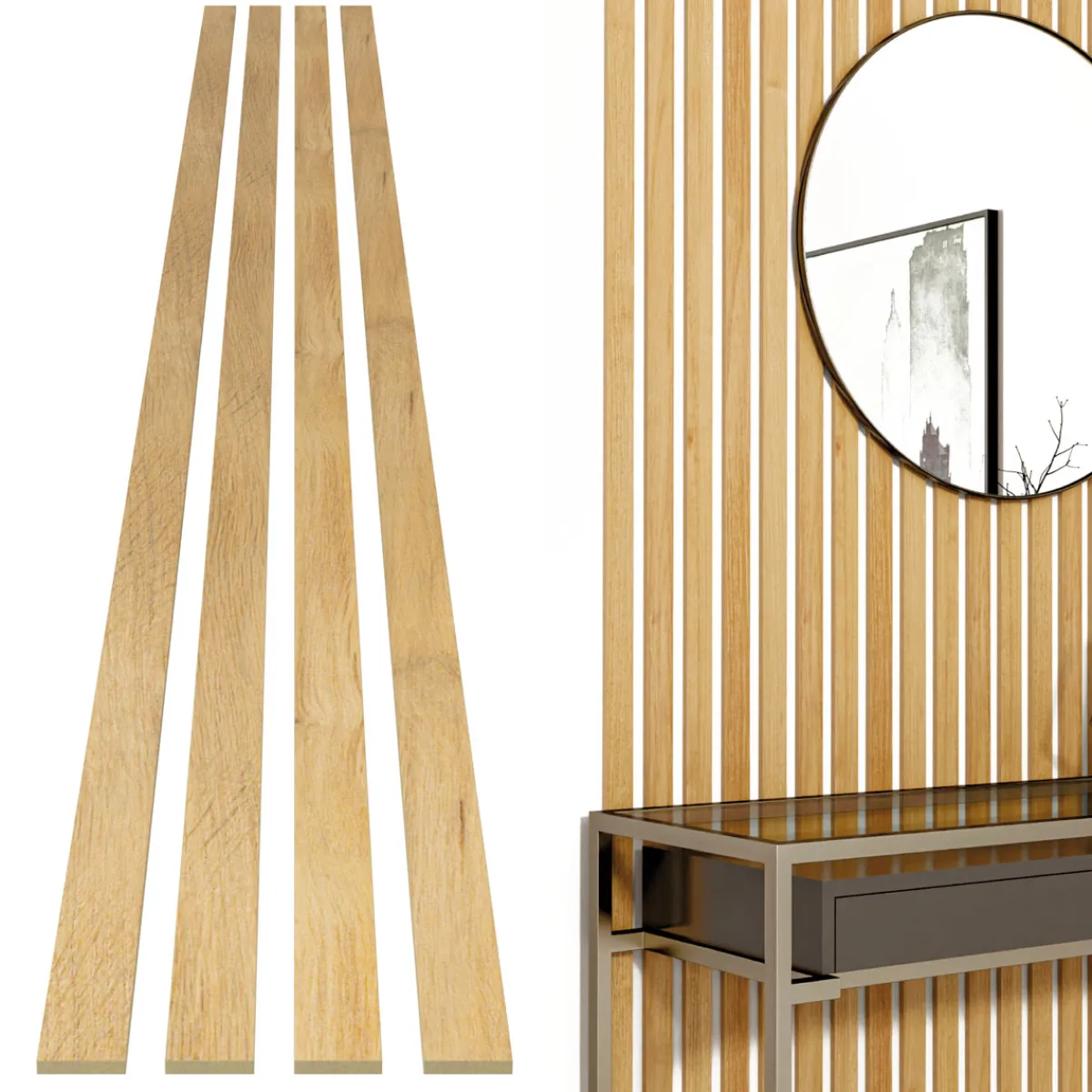 Classic Stix, Eiche hellbraun, 250x3,45 cm^Specht Discount