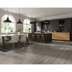 Laminat Aqua Eiche grau 128,5x19,2x0,8 cm^Specht Clearance
