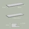 Specht Vinylboden Vinyl SPC Classic Eiche Alberta 1220 x 182 x 3,8 mm