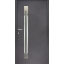 Sicherheits-Nebeneingangstuer NS4 RC2 98x198 Anthrazit links*SplenDoor Clearance