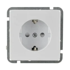 Steckdose mit Kindersicherung Montreal ultraweiß Serie 502* Outlet