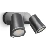 LED-Außenstrahler mit Bewegungsmelder Spot DUO S anthrazit*Steinel Best