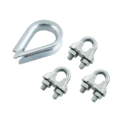 Drahtseil-Set verzinkt 3-4 mm^Suki Clearance