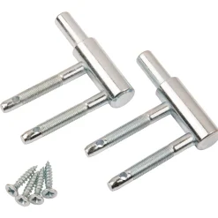 Einbohrband-Unterteil Stahl 15 mm 2 Stifte 2 Stück^Suki