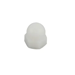Hutmutter M5 hohe Form 5 mm weiß^Suki Outlet