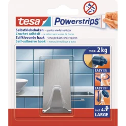 Haken Powerstrips Large Rechteckig Metall*Tesa Discount