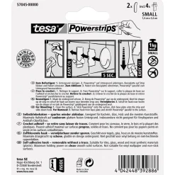 Haken Powerstrips Small Metall*Tesa Discount