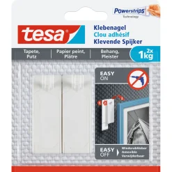 Klebenagel für Tapete und Putz 2 Stück Traglast 2 x 1 kg*Tesa Online