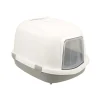 Katzentoilette Primo XXL Top mit Haube 56 x 47 x 71 cm grau/weiß^Trixie New